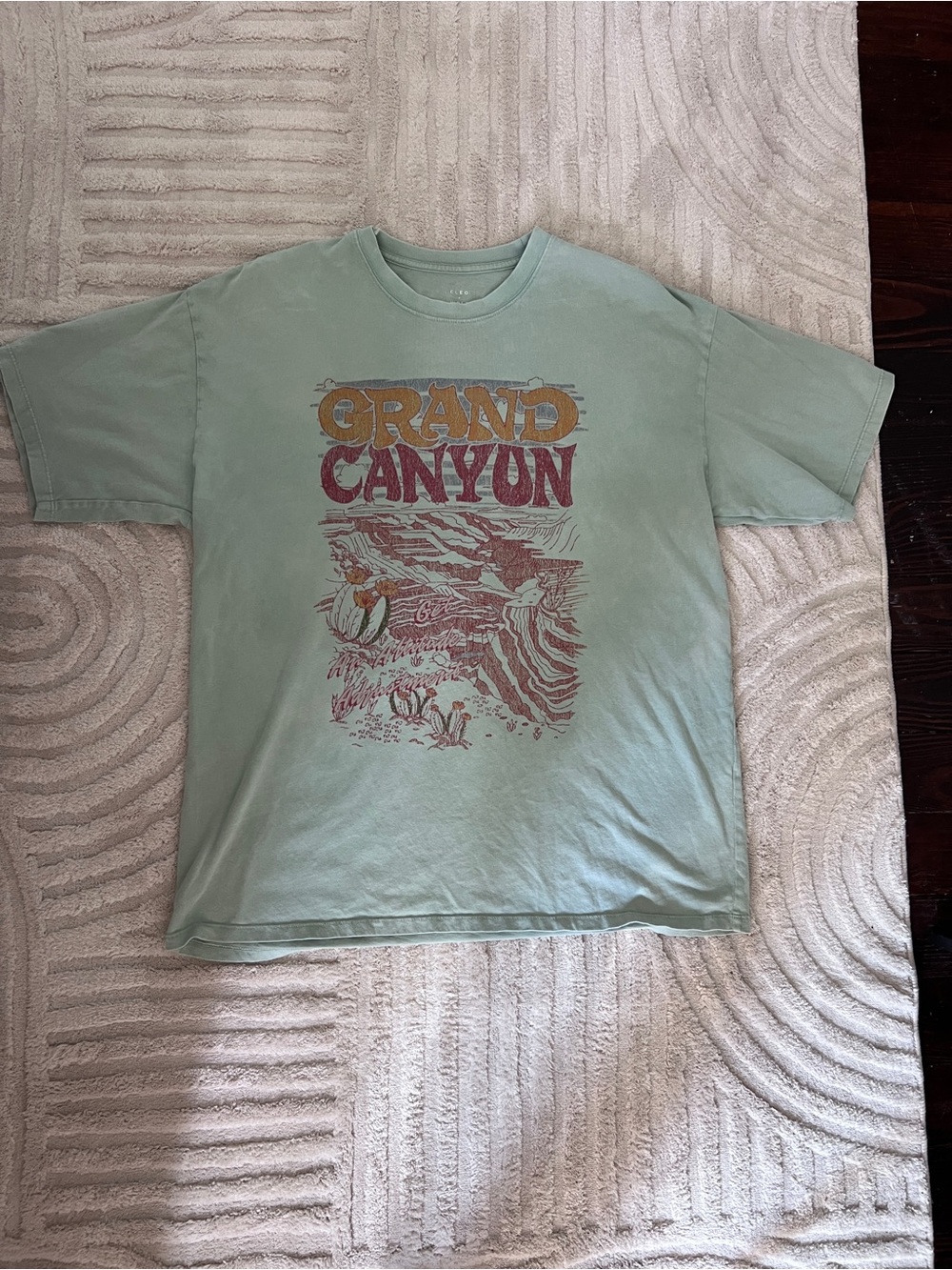 Grand Canyon Graphic Short-Sleeve Tee - Sage Green